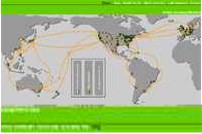 Global Crossing Interactive Network Map